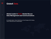 Tablet Screenshot of globexdata.ch